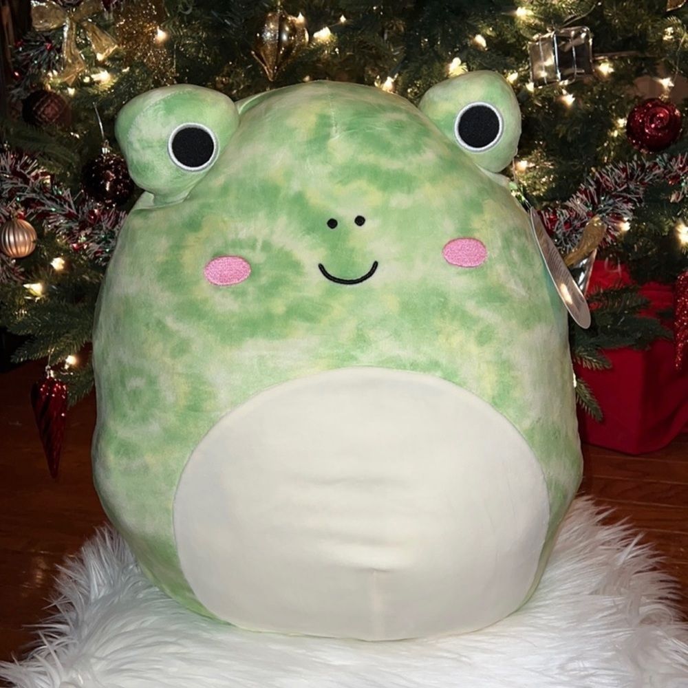 Squishmallow Wendy The Green Frog 16”‎ Stuffed Animal Plush Toy